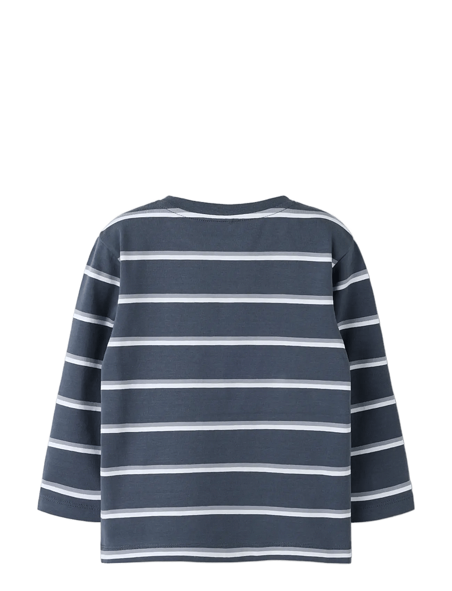 name it - NMMALF EMIL LS NREG TOP BOX SKY - långärmade t-shirts - ombre blue - 1