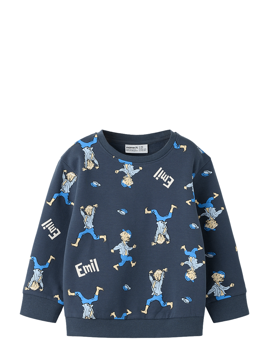 name it - NMMALFE EMIL NREG SWEAT BRU SKY - sweatshirts - ombre blue - 0