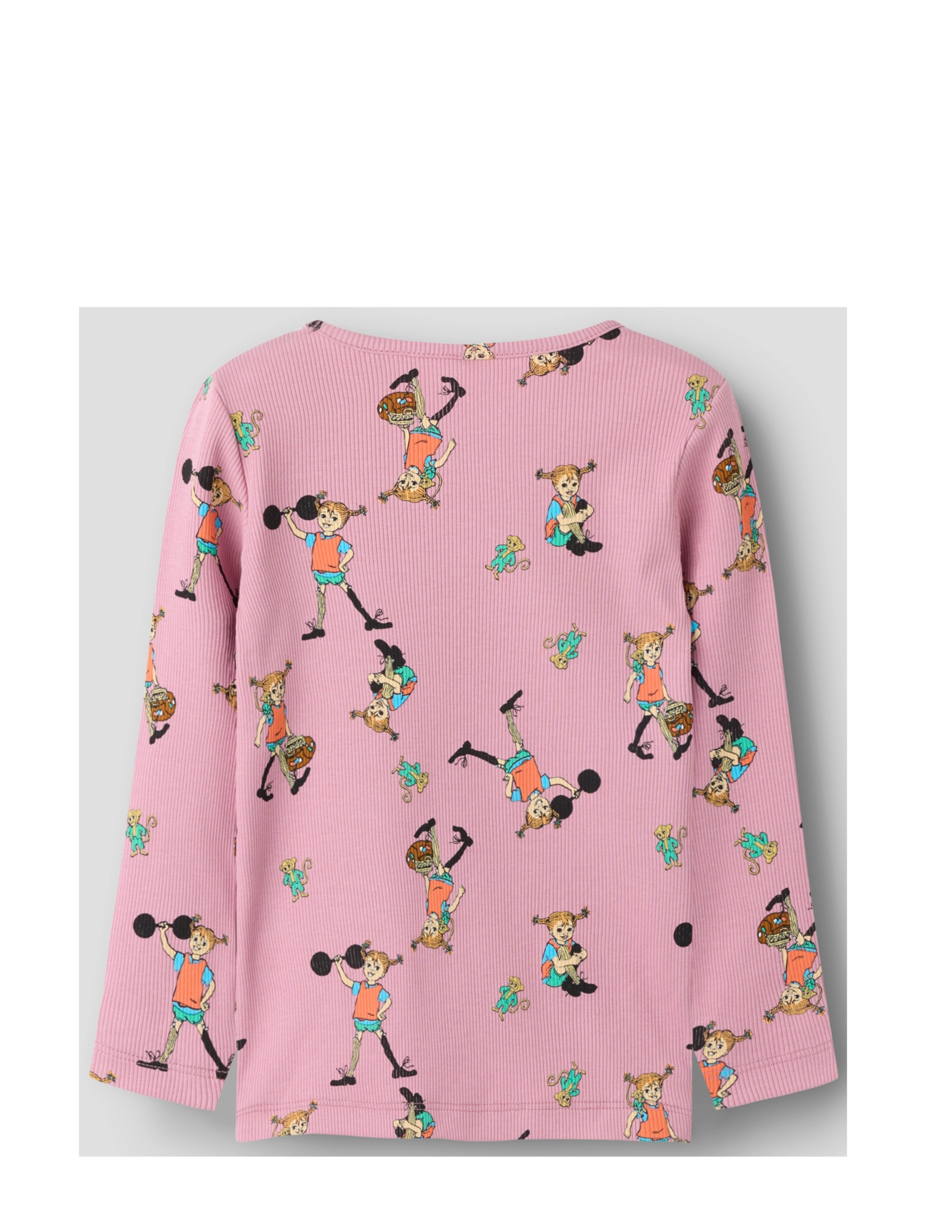 name it - NMFARA PIPPI LS SLIM TOP SKY - långärmade t-shirts - lilas - 1