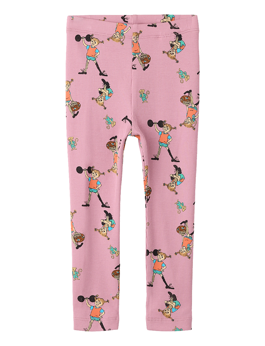 name it - NMFARA PIPPI SLIM LEGGING SKY - leggings - lilas - 0