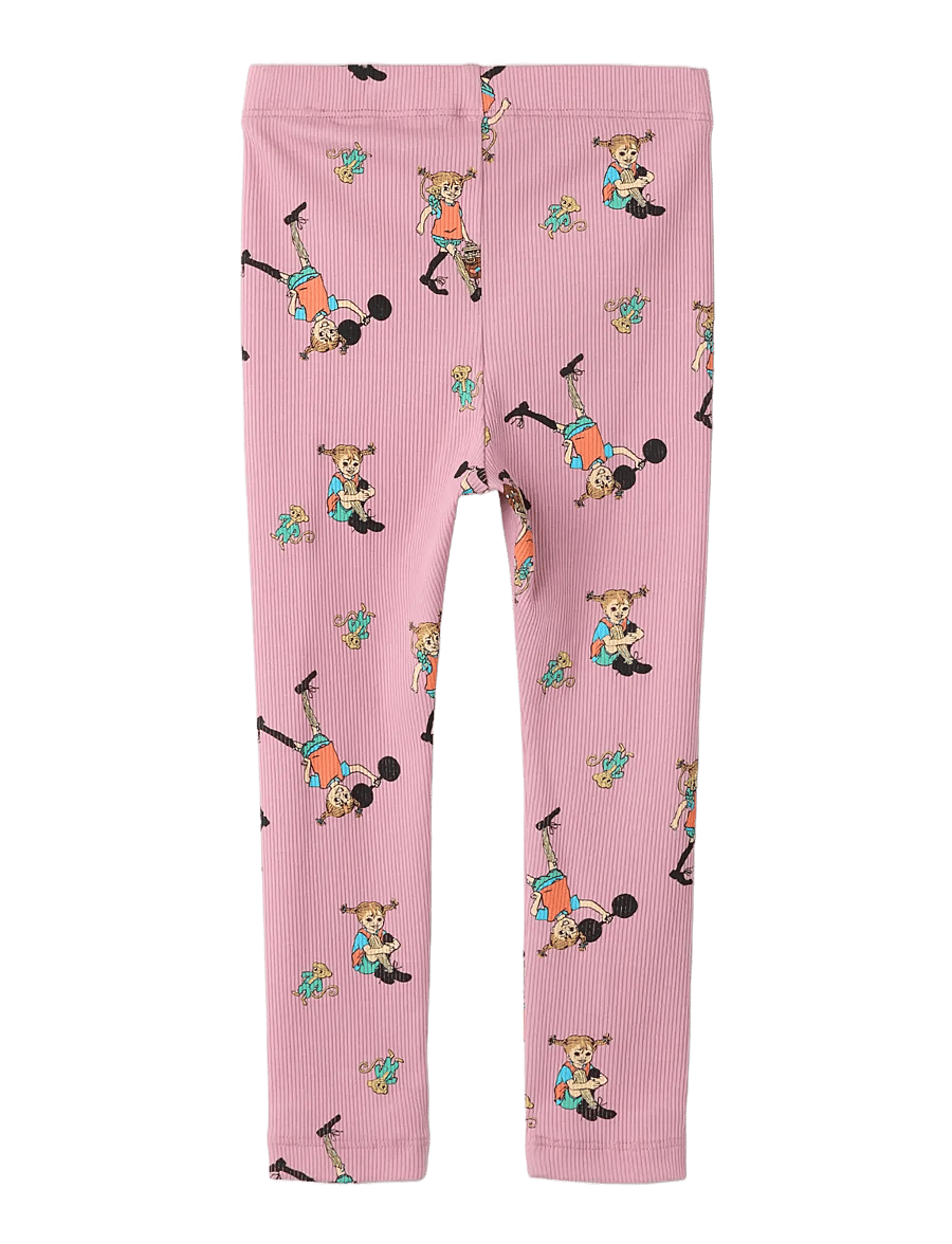 name it - NMFARA PIPPI SLIM LEGGING SKY - leggings - lilas - 1