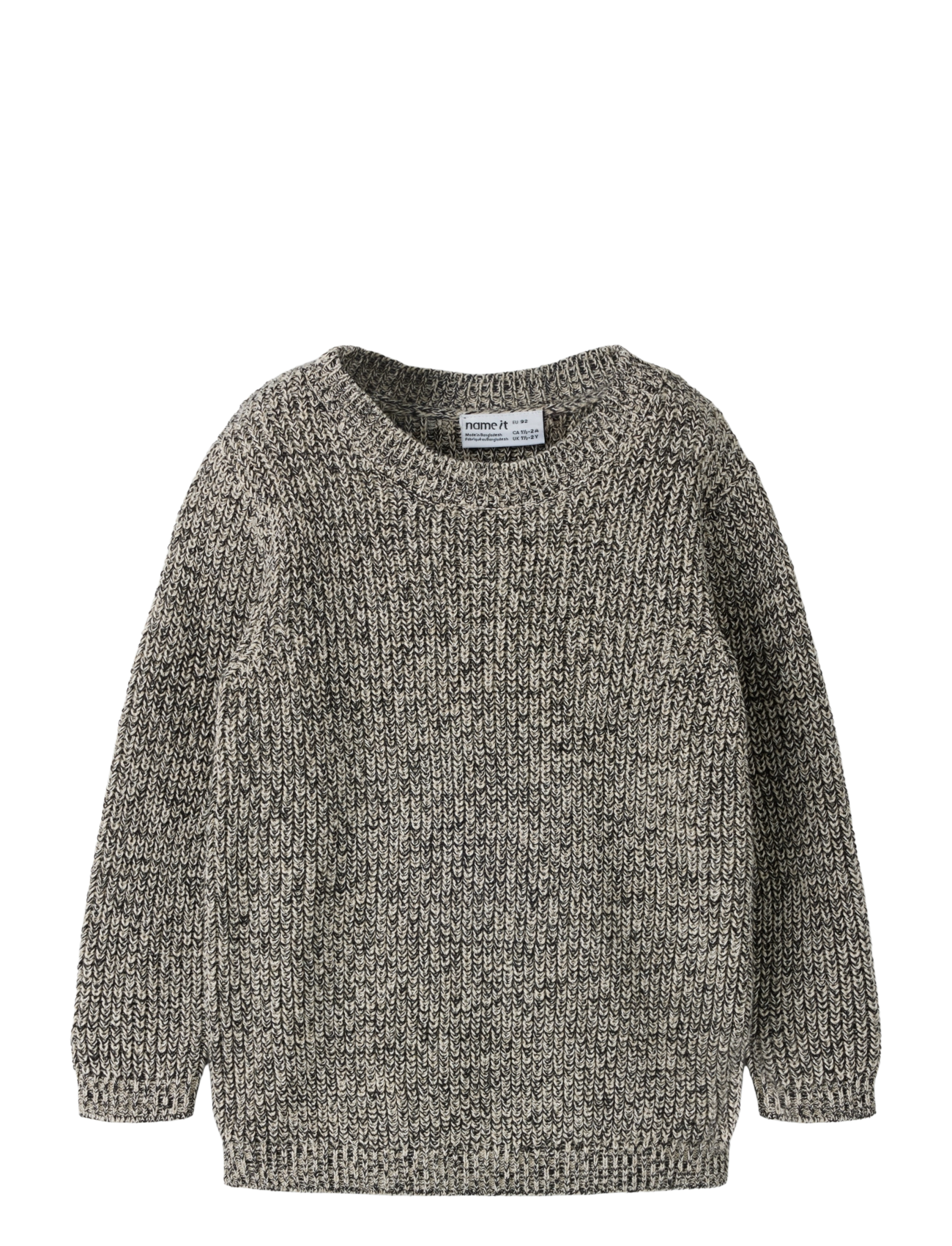 name it NMMOTHEO LS KNIT - Jumpers - BIRCH / beige