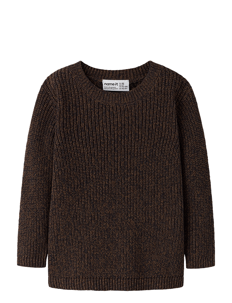 name it - NMMOTHEO LS KNIT - pullover - chocolate plum - 0