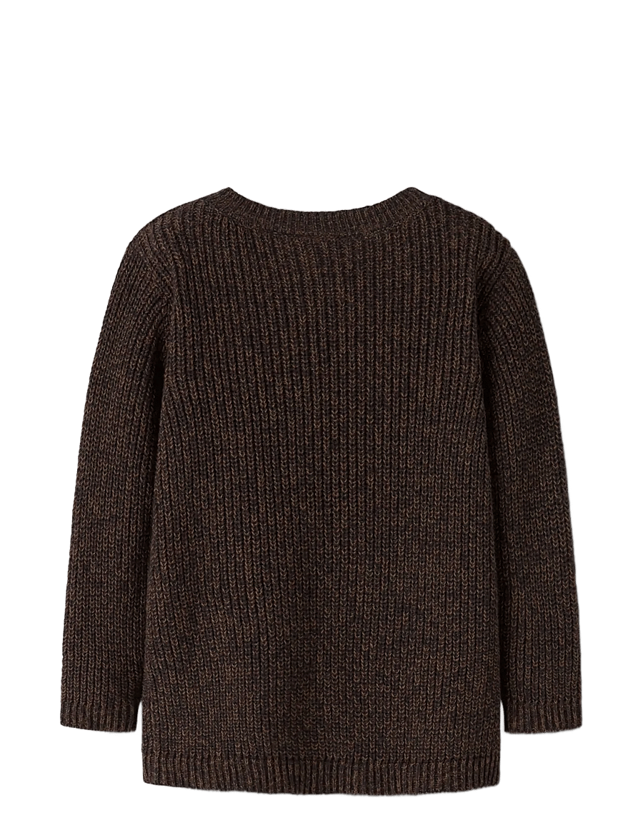 name it - NMMOTHEO LS KNIT - pullover - chocolate plum - 1
