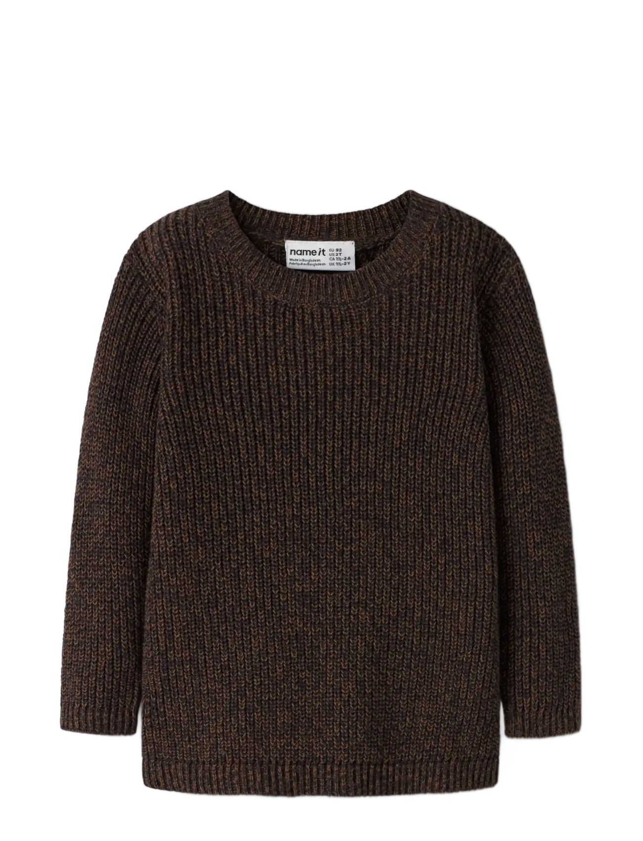 name it - NMMOTHEO LS KNIT - pullover - chocolate plum - 2