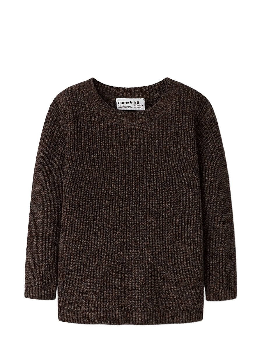 name it - NMMOTHEO LS KNIT - pullover - chocolate plum - 2