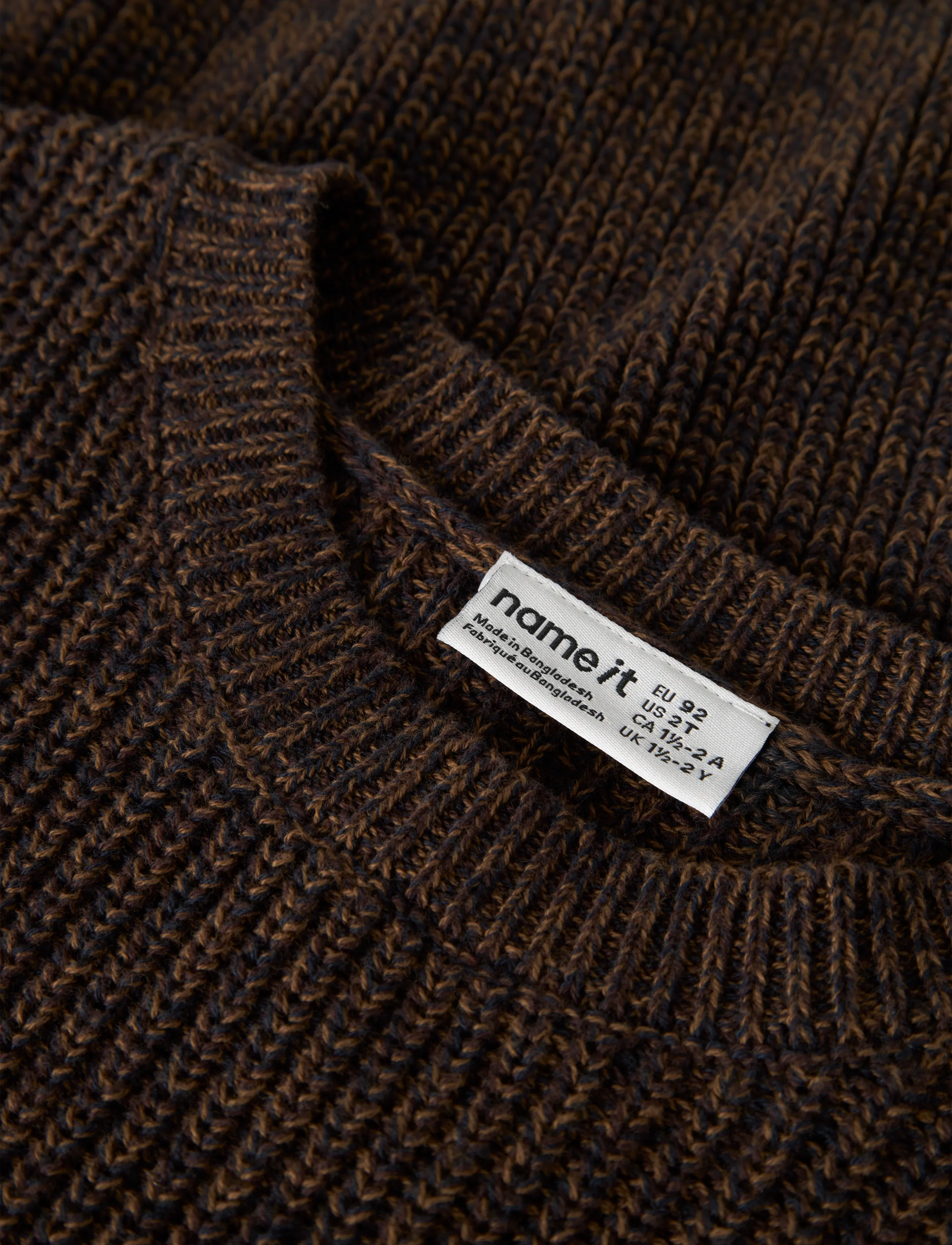 name it - NMMOTHEO LS KNIT - pullover - chocolate plum - 3