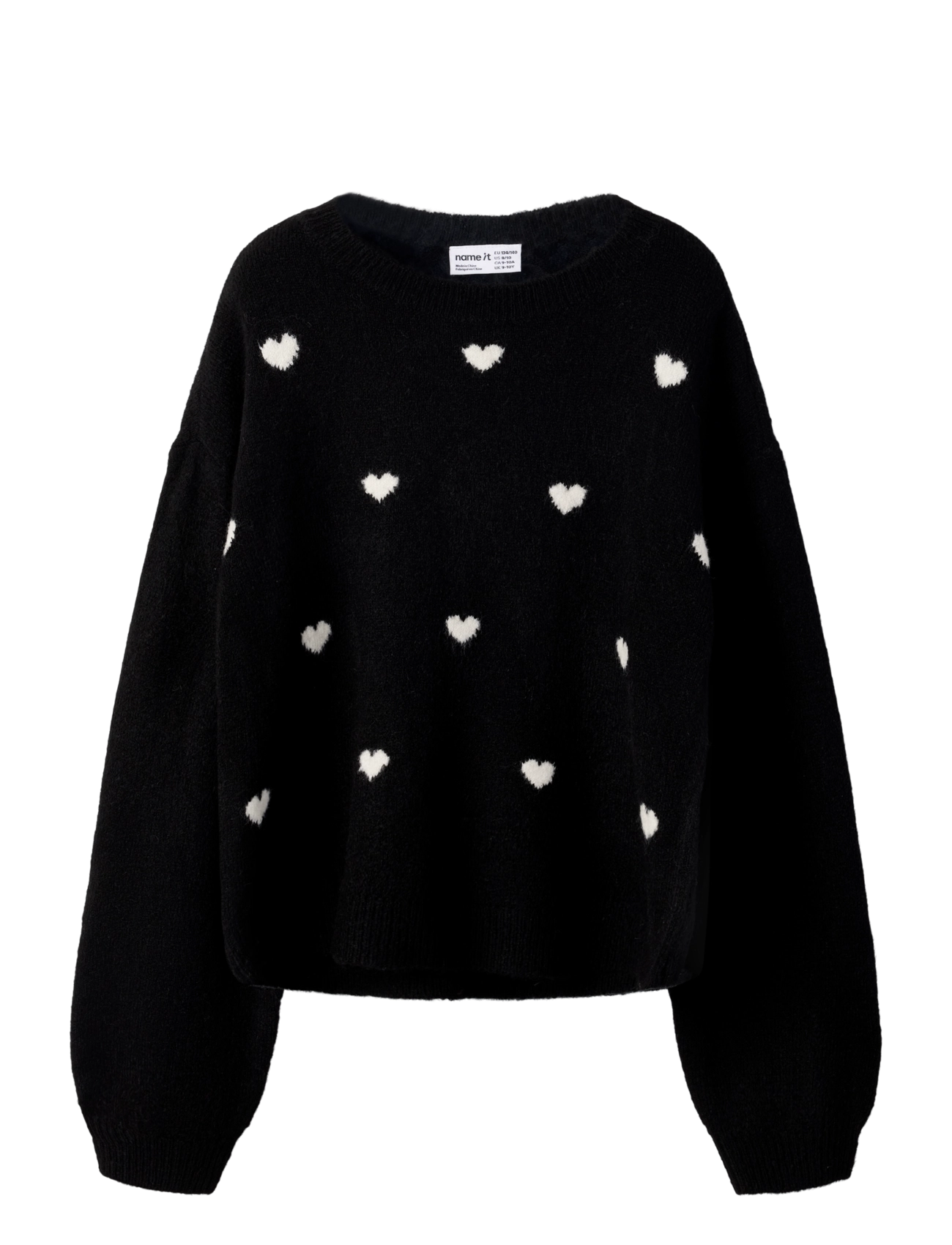 name it NKFOGUSSE LS KNIT - Name it - BLACK / black