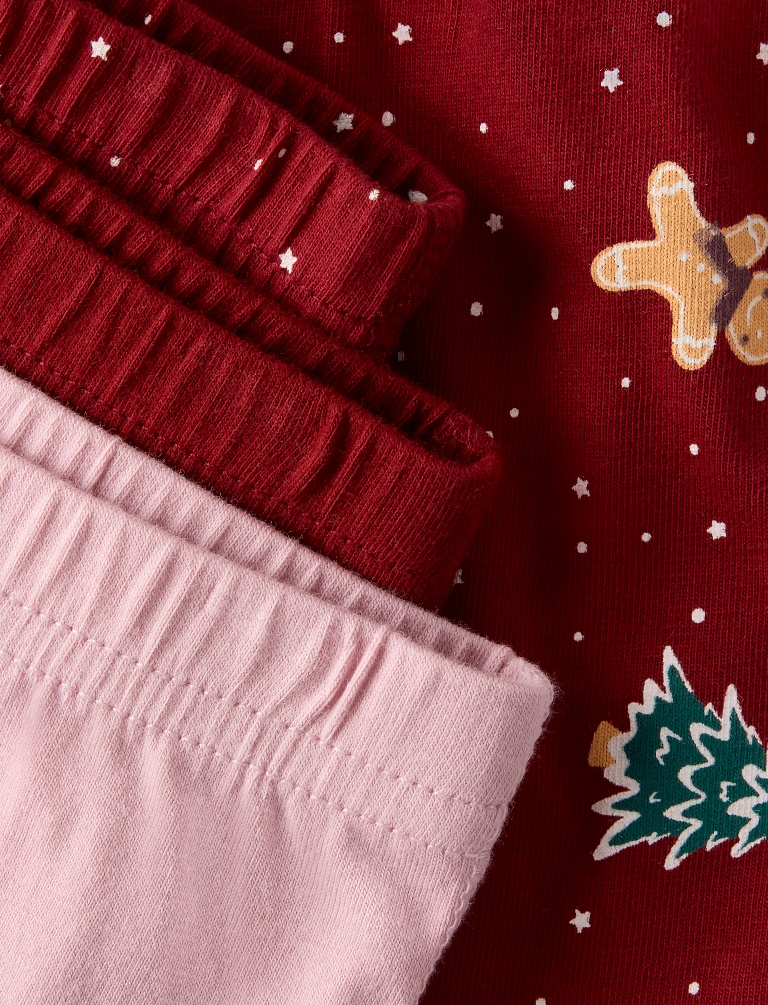 name it - NMFVISMAS 3P TIGHTS GIFTPACK - trosor - red dahlia - 5