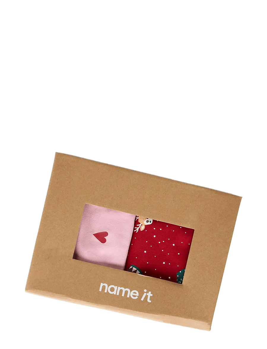 name it - NKFVISMAS 2P STRAP TOP GIFTPACK - oberteile - red dahlia - 3