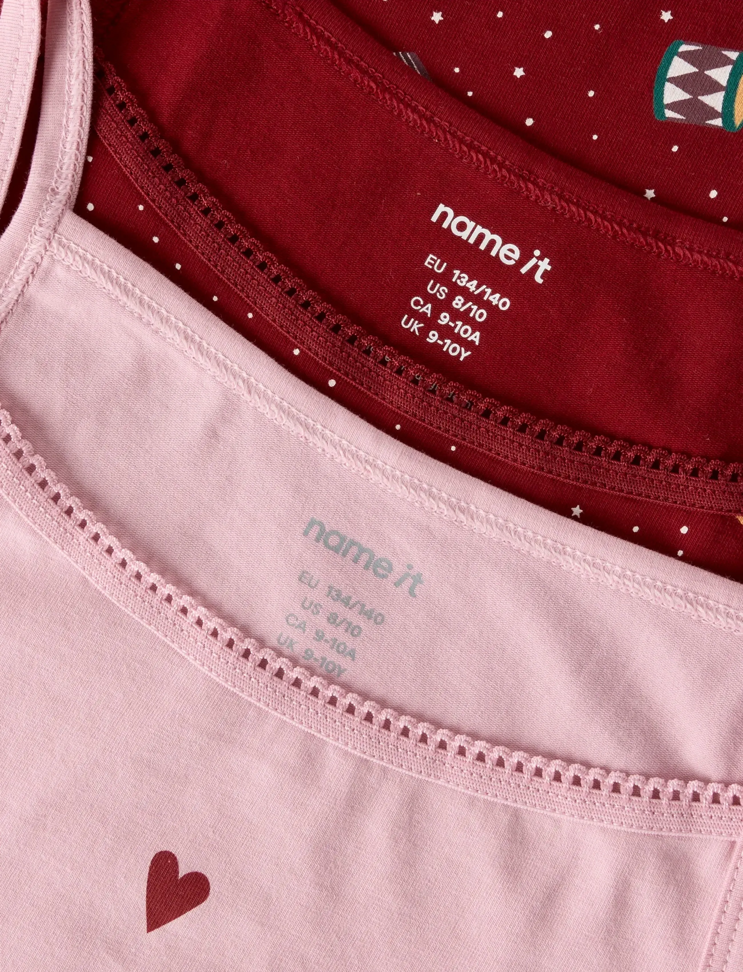 name it - NKFVISMAS 2P STRAP TOP GIFTPACK - autumn clothing - red dahlia - 4