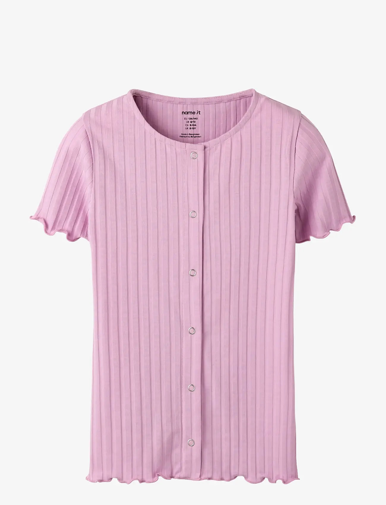 name it - NKFJENNA SS SLIM CARD - kurzärmelige - full blooming pink - 0