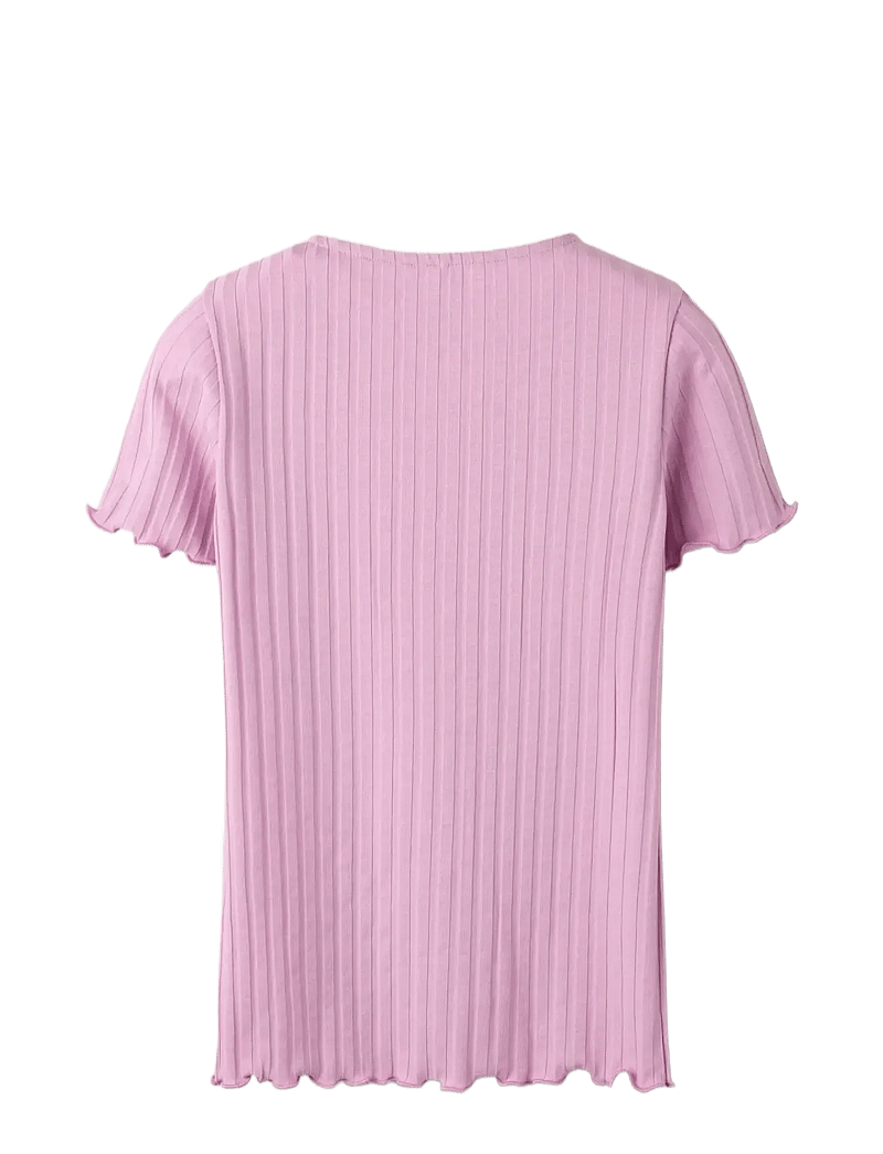 name it - NKFJENNA SS SLIM CARD - kurzärmelige - full blooming pink - 1