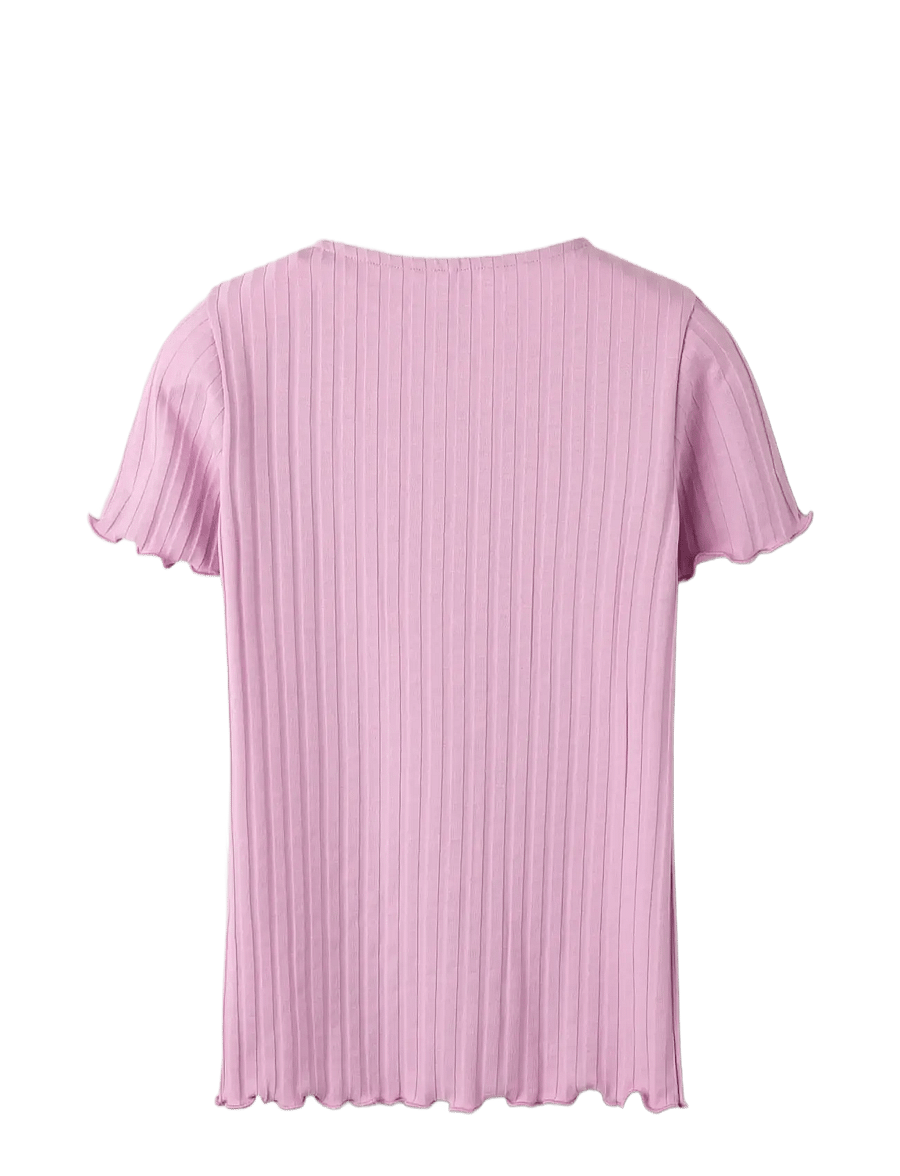 name it - NKFJENNA SS SLIM CARD - t-shirts à manches courtes - full blooming pink - 1