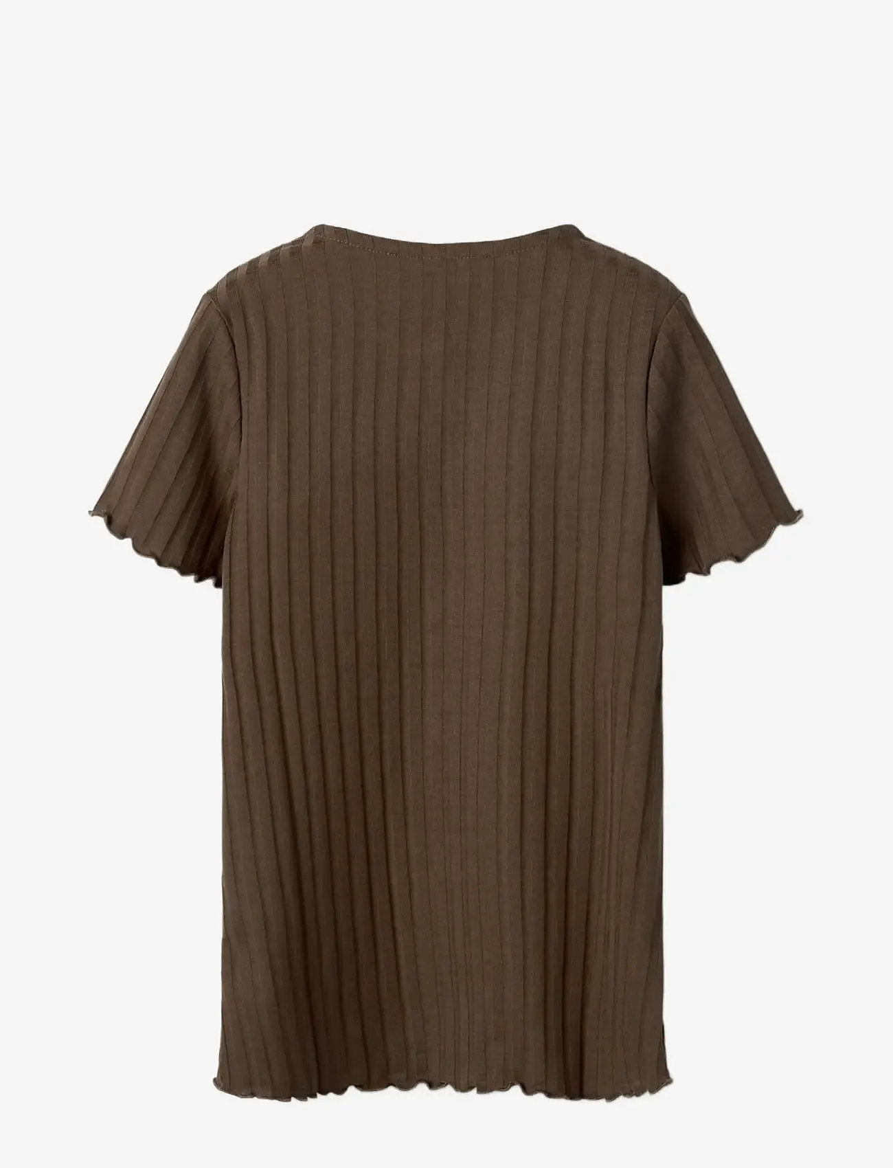 name it - NKFJENNA SS SLIM CARD - kortærmede t-shirts - sepia - 1