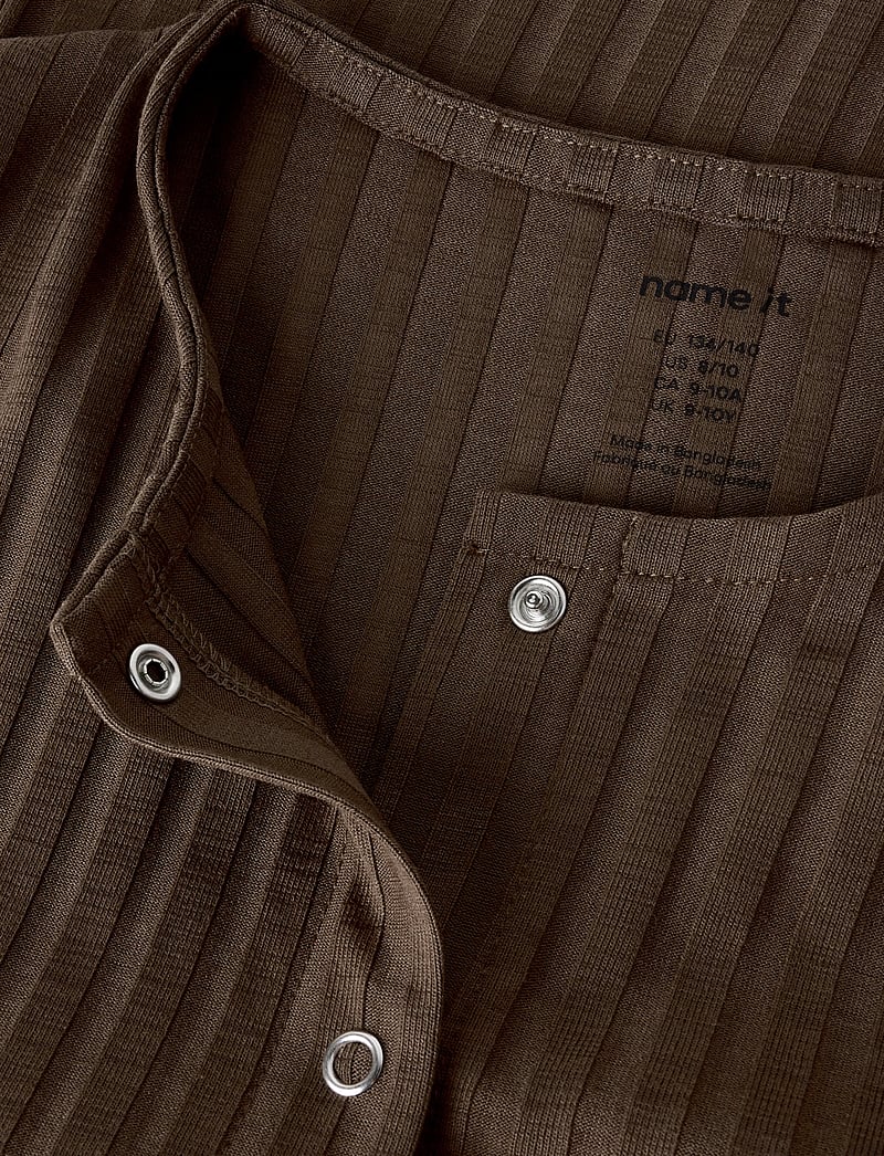 name it - NKFJENNA SS SLIM CARD - kortærmede t-shirts - sepia - 2