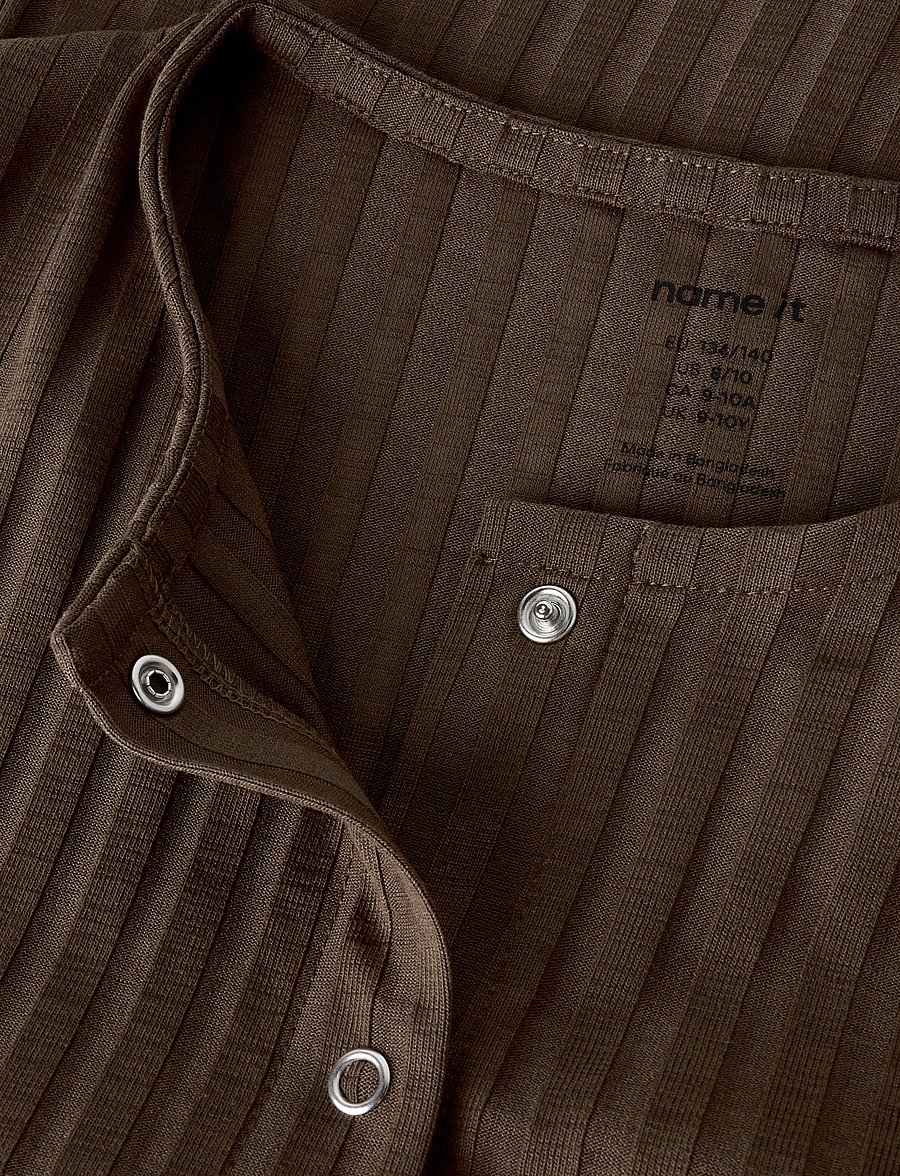 name it - NKFJENNA SS SLIM CARD - kurzärmelige - sepia - 2