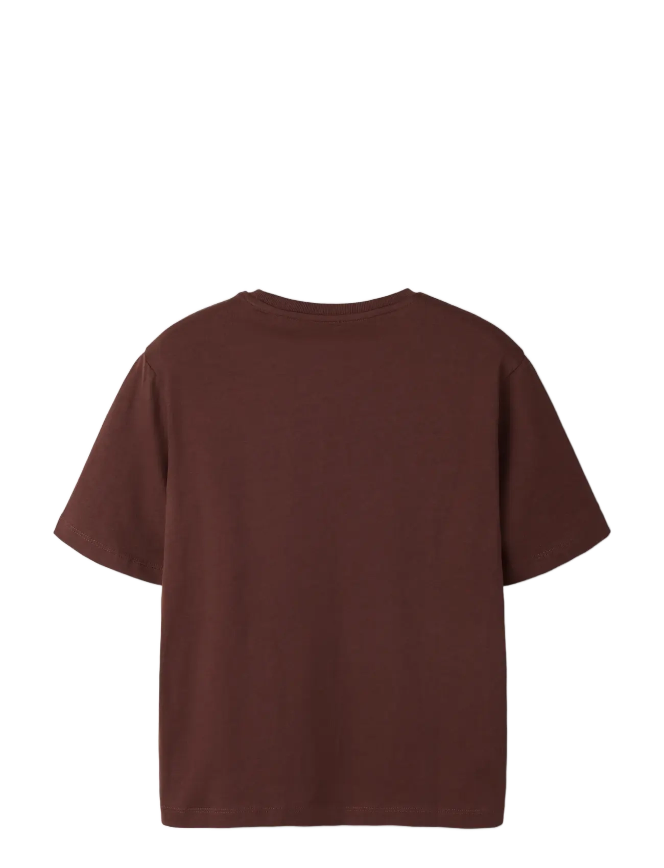 name it - NKFJUNO SS NREG TOP BOX - stutterma bolir - bitter chocolate - 1