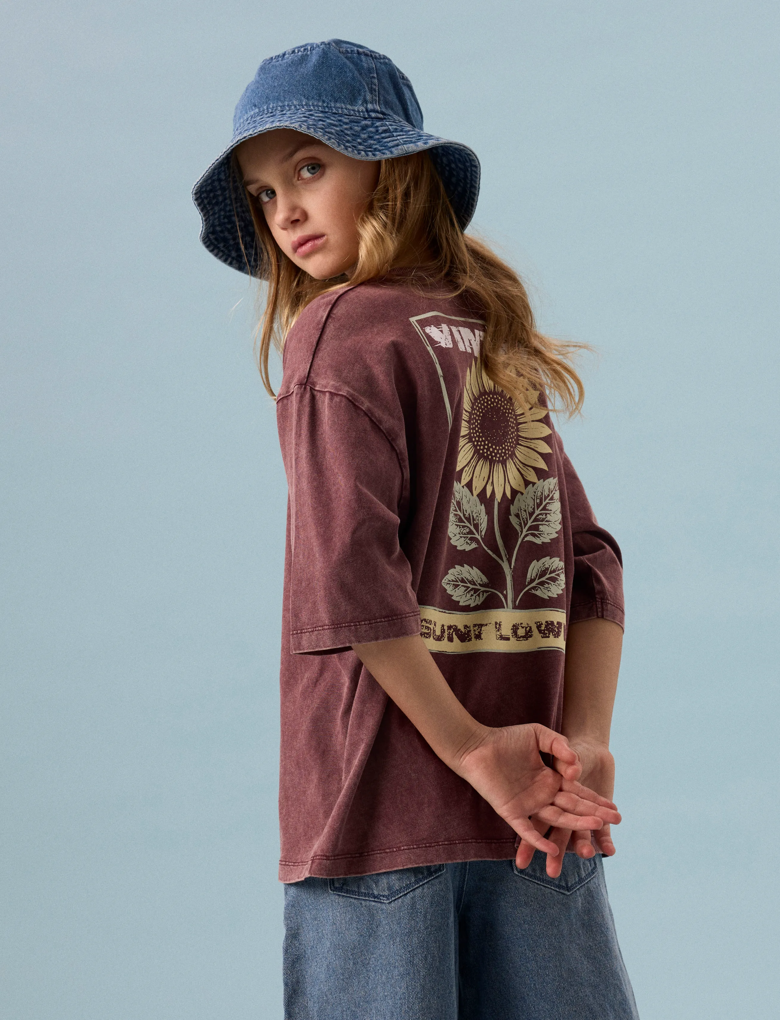 name it NKFJADA SS NREG TOP - Kortärmade t-shirts - BITTER CHOCOLATE / burgundy