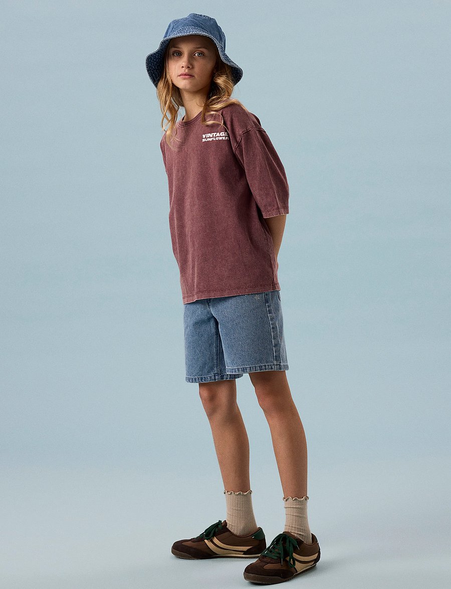 name it - NKFJADA SS NREG TOP - kortärmade t-shirts - bitter chocolate - 3