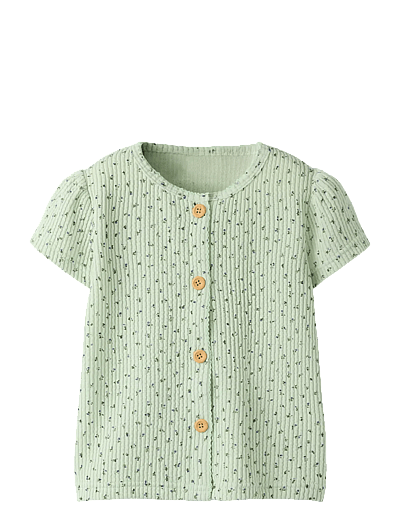 name it NMFJANA SS CARD - Strickmode - SUBTLE GREEN / green