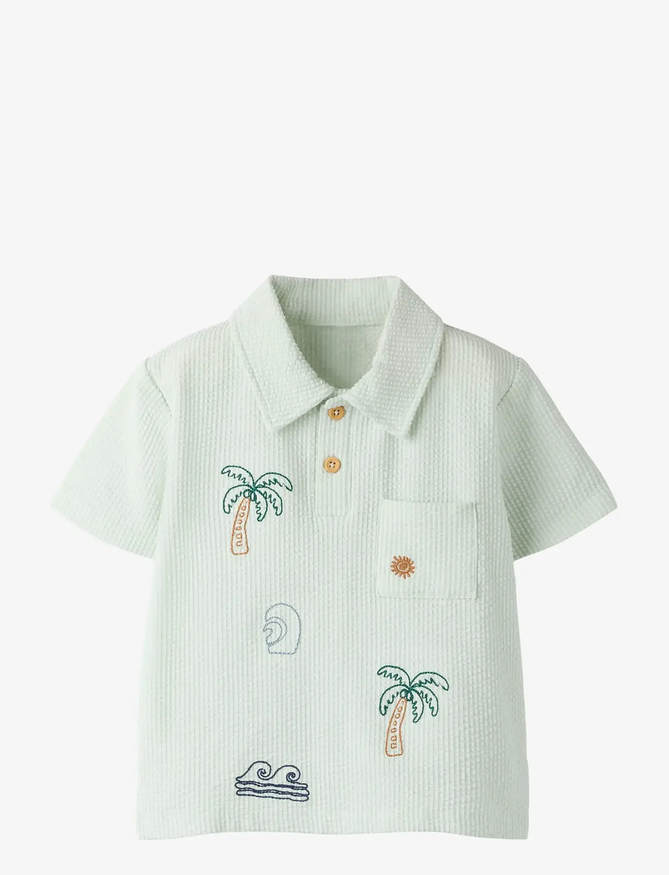 name it - NMMJAMKA SS POLO - lühikeste varrukatega polod - desert sage - 0