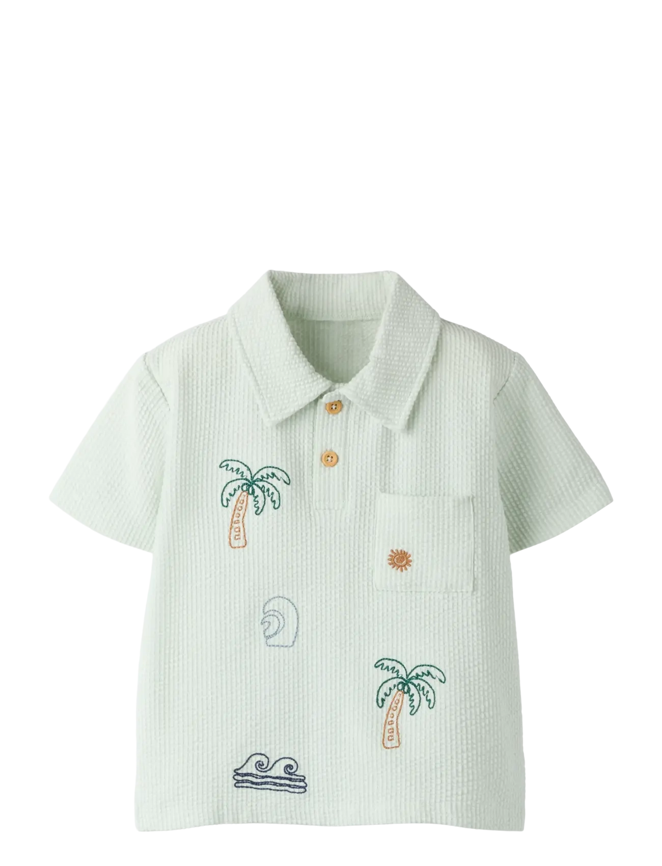 name it NMMJAMKA SS POLO - Polo shirts - DESERT SAGE / green