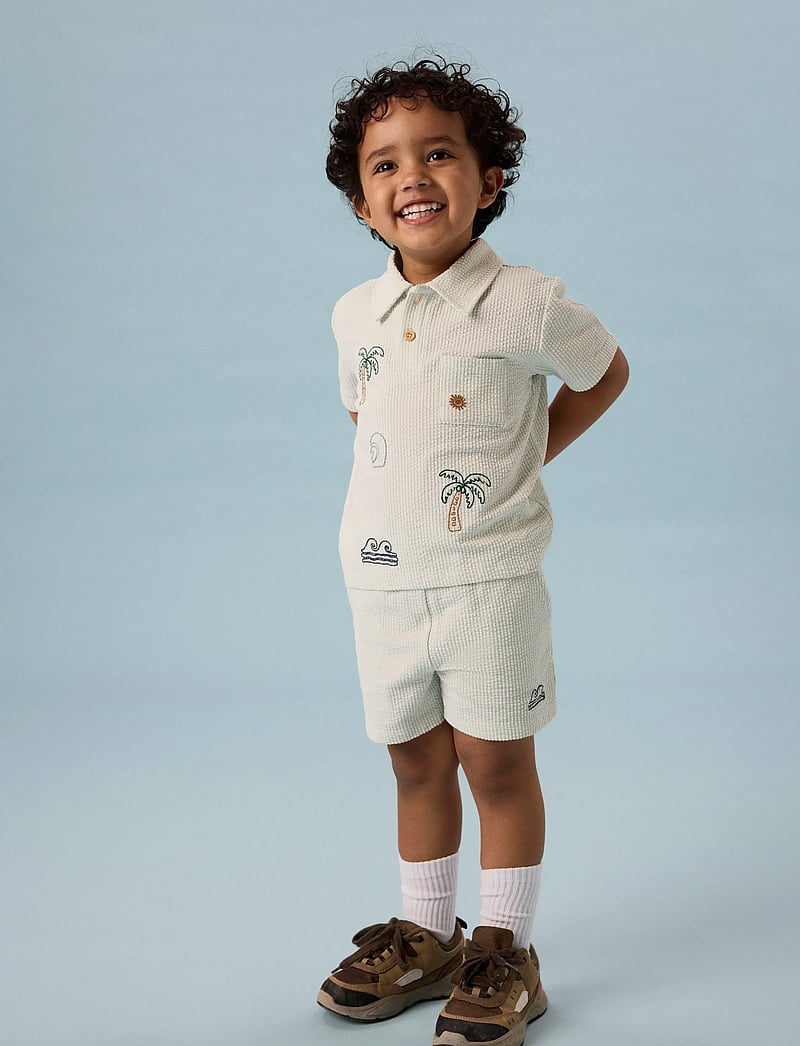 name it - NMMJAMKA SS POLO - short-sleeved polos - desert sage - 2