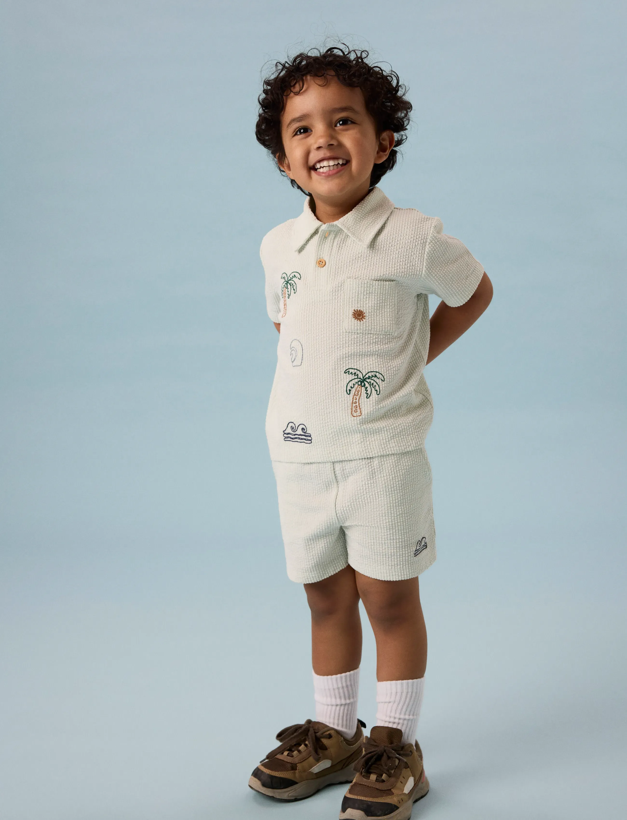 name it - NMMJAMKA SS POLO - poloshirts - desert sage - 2