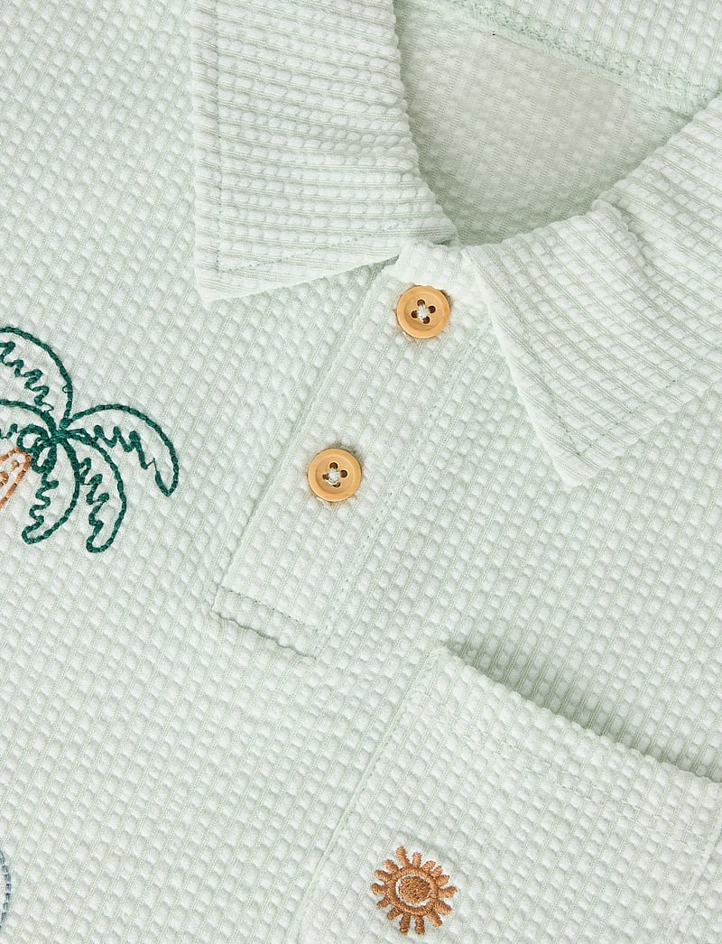name it - NMMJAMKA SS POLO - short-sleeved polos - desert sage - 4