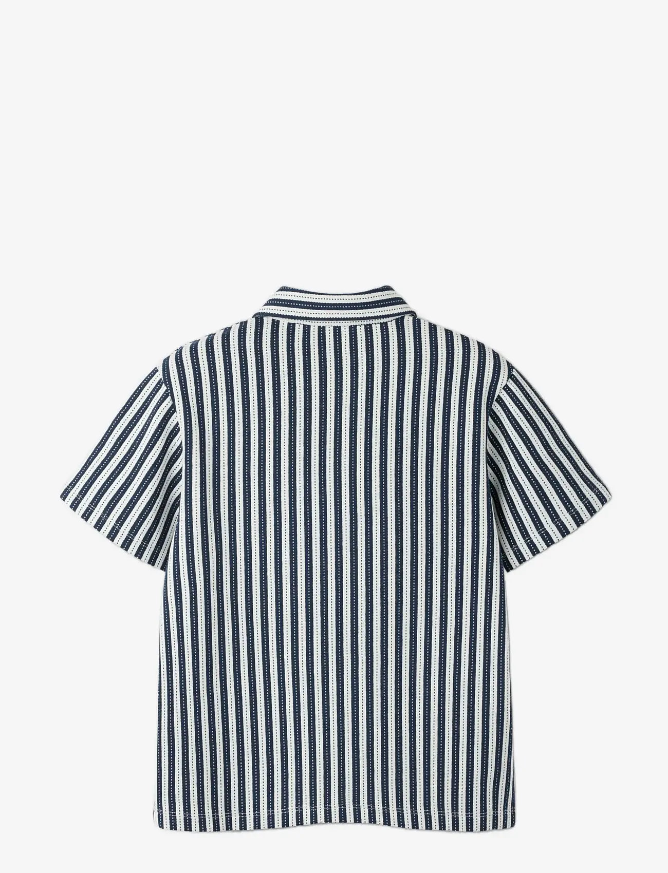 name it - NKMJAX SS NREG SHIRT - kortærmede skjorter - cloud dancer - 1