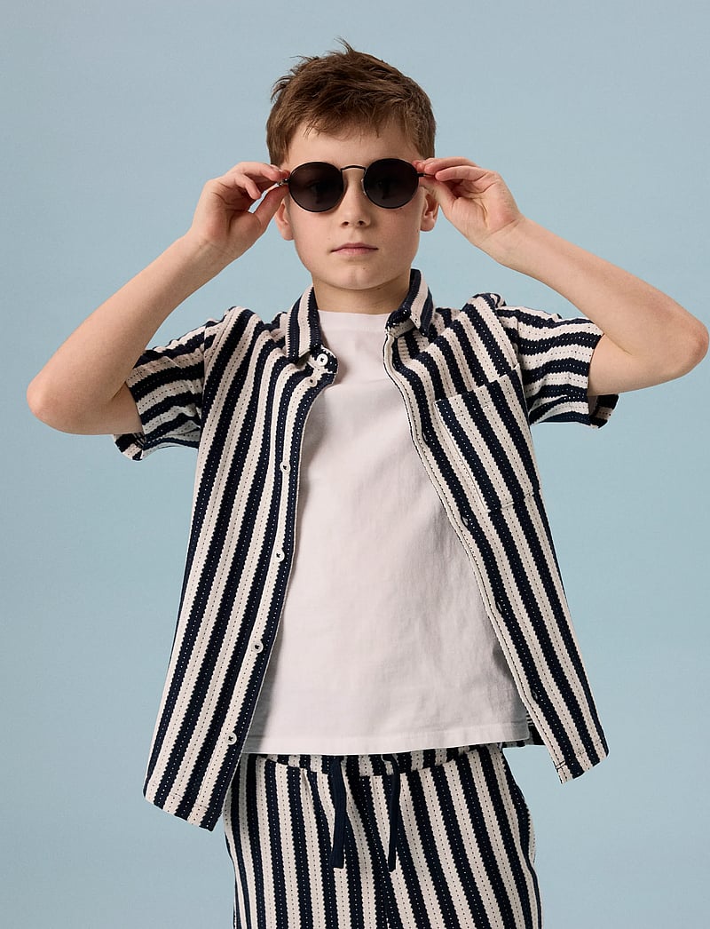 name it - NKMJAX SS NREG SHIRT - kortærmede skjorter - cloud dancer - 3