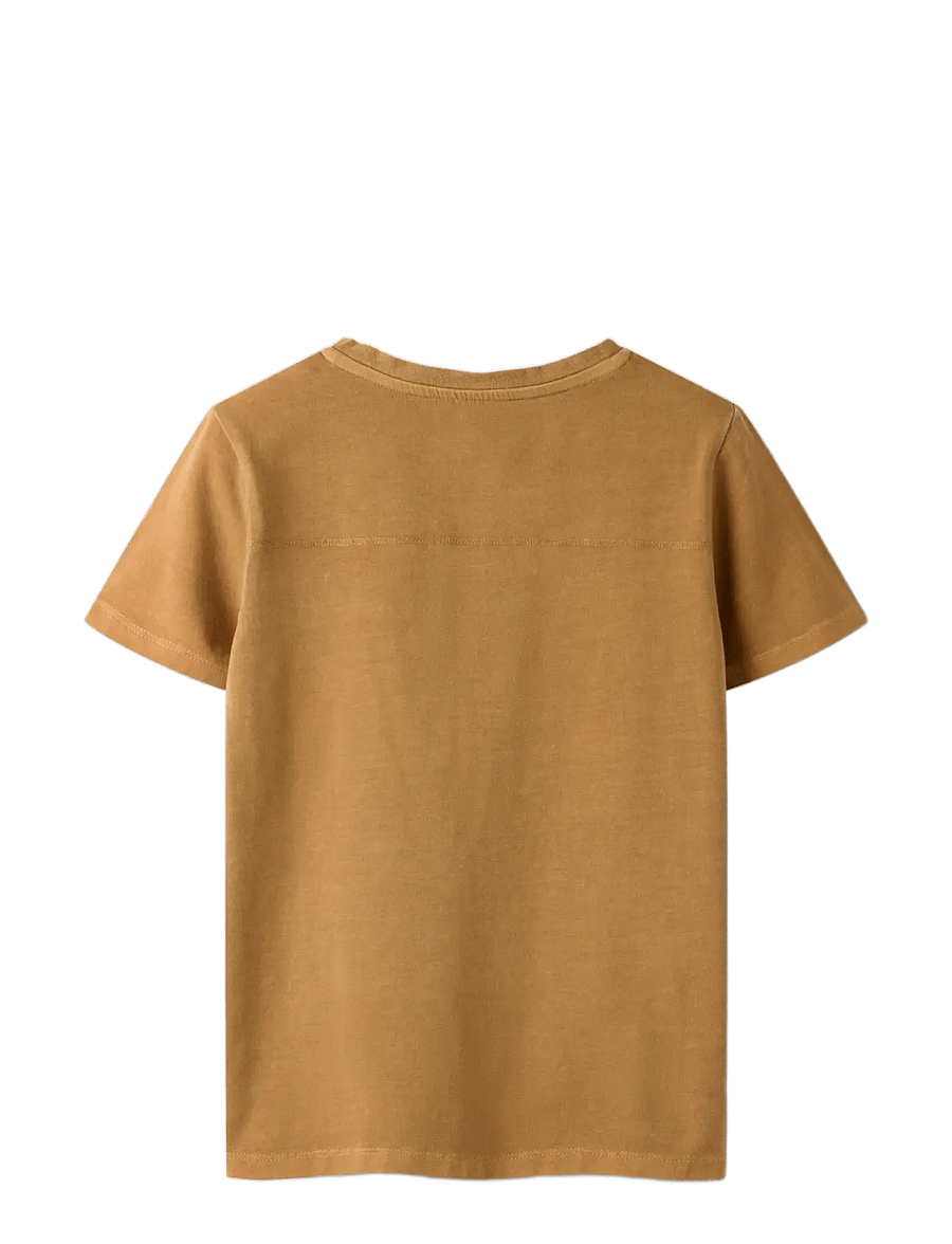 name it - NKMJOEEL SS NREG TOP - kortärmade t-shirts - sepia - 1