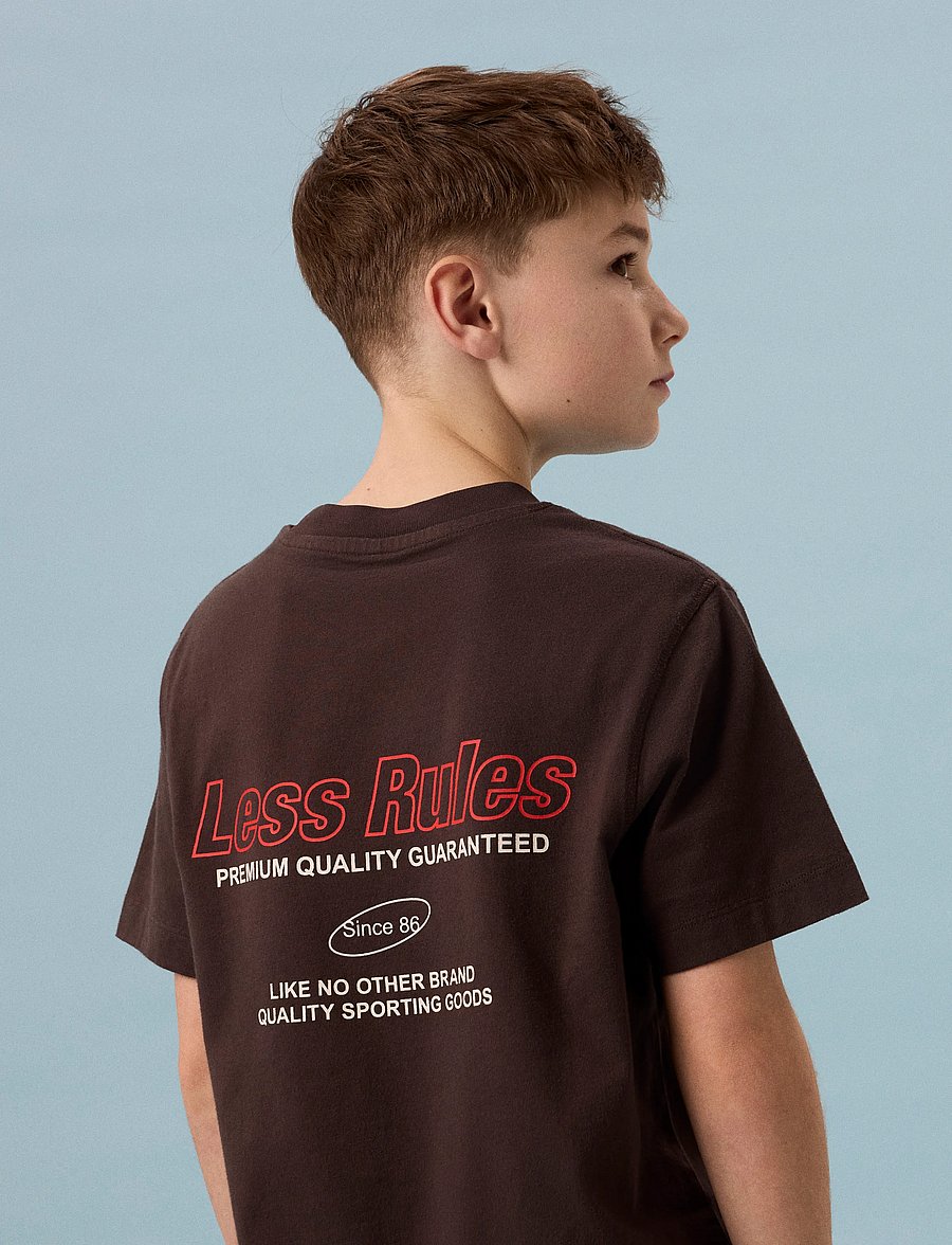 name it - NKMJUDE SS NREG TOP - kortärmade t-shirts - chocolate brown - 0