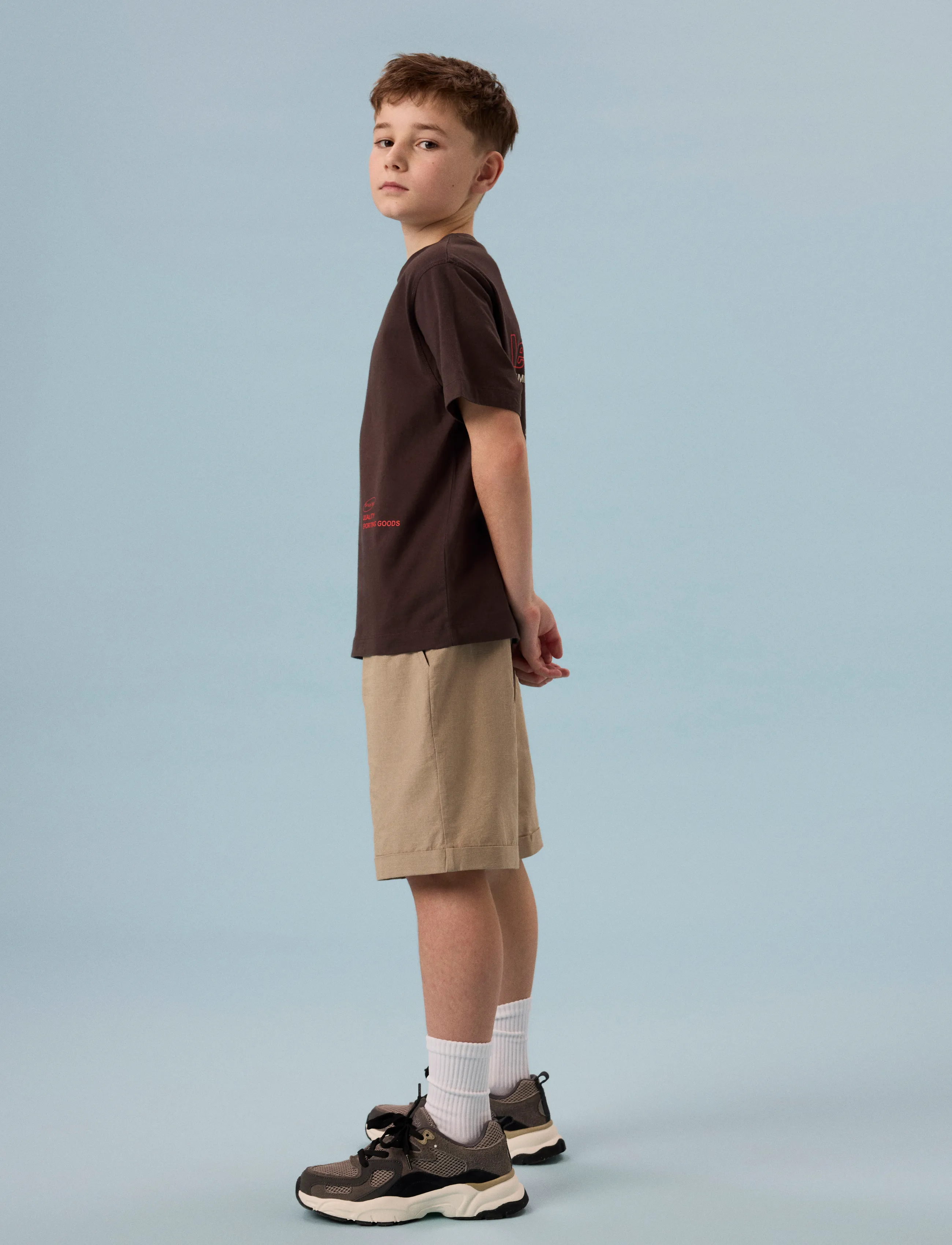 name it - NKMJUDE SS NREG TOP - kortärmade t-shirts - chocolate brown - 3