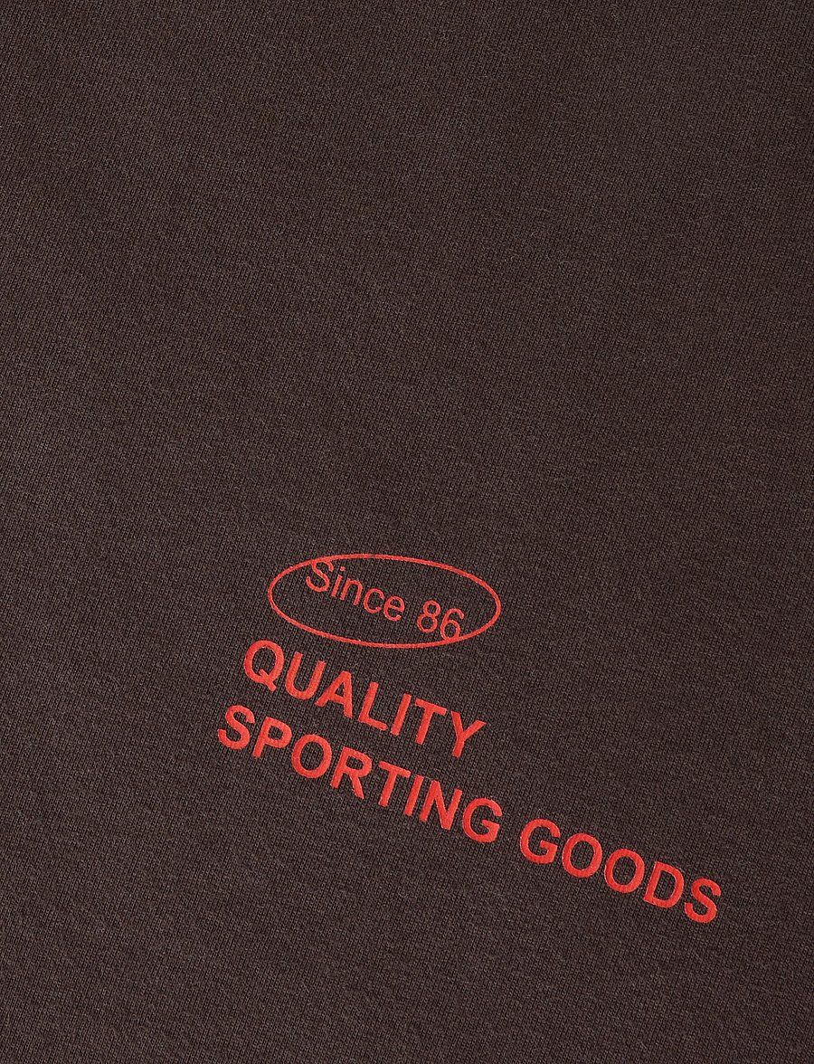 name it - NKMJUDE SS NREG TOP - kortärmade t-shirts - chocolate brown - 4