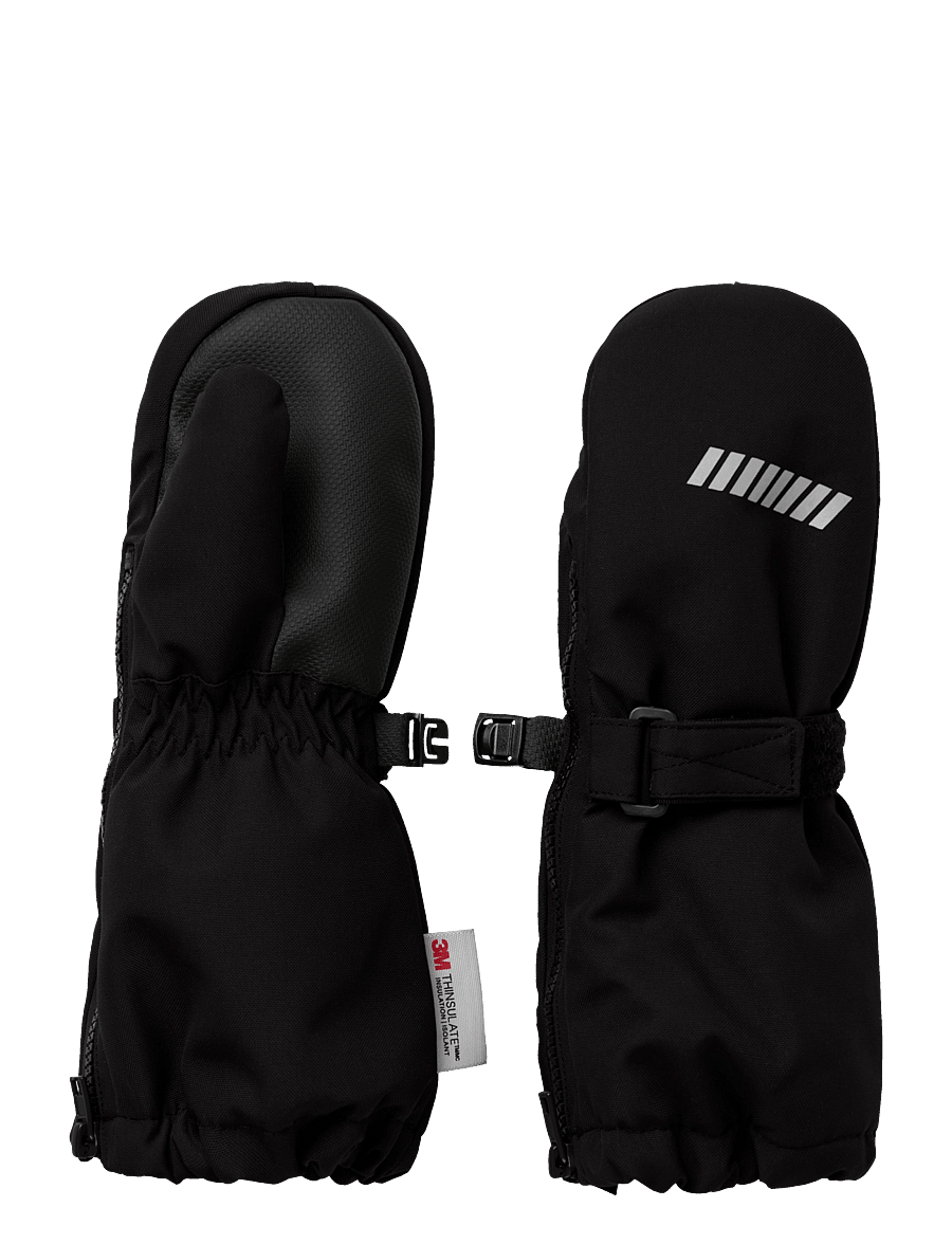 name it - NMNSNOW10 MITTEN FO NOOS - kindad - black - 0