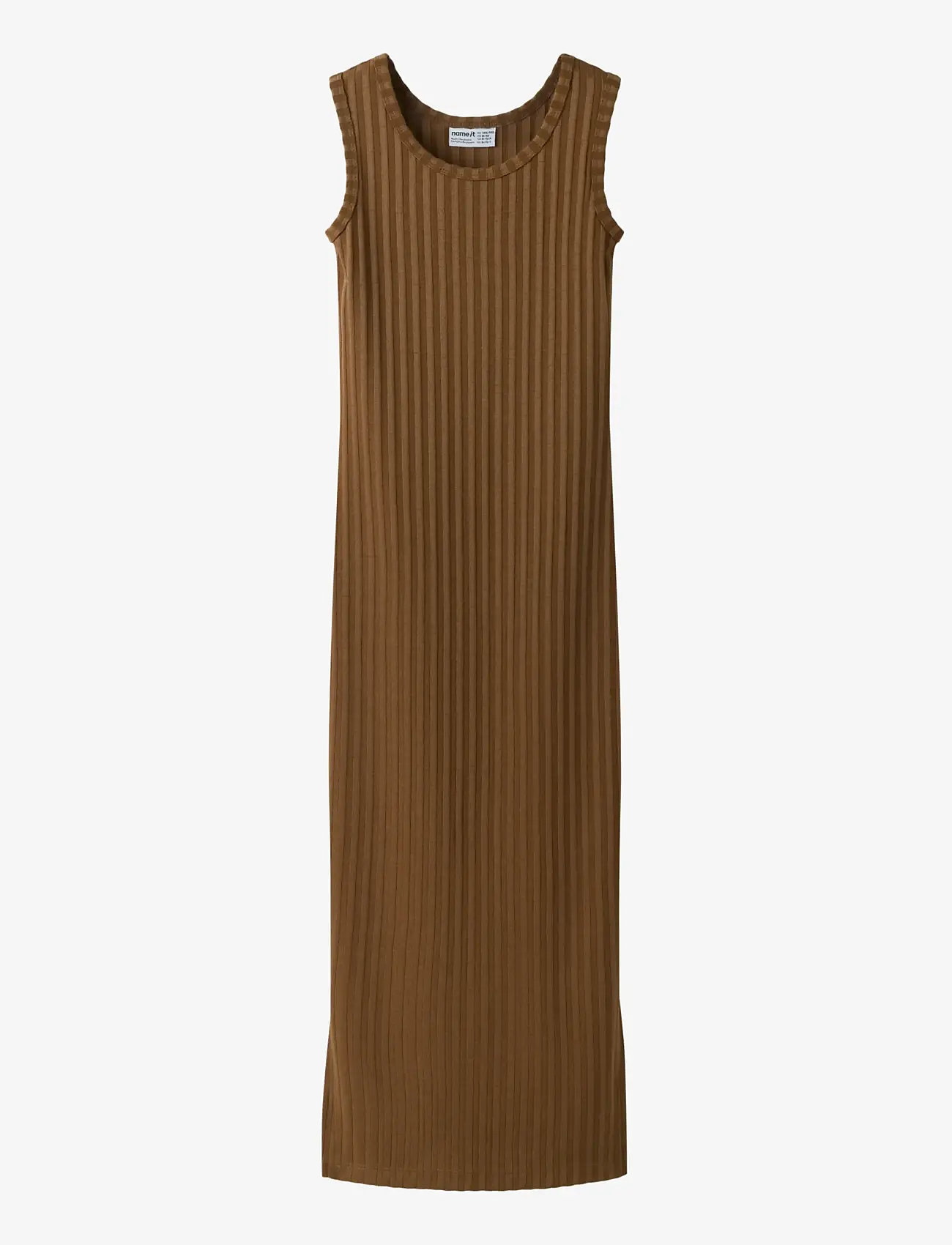 name it - NKFJENNA SL SLIM MAXI DRESS - Ærmeløse hverdagskjoler - sepia - 0
