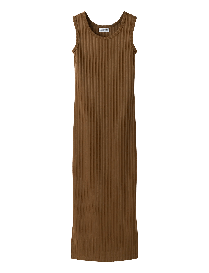 name it - NKFJENNA SL SLIM MAXI DRESS - Ærmeløse hverdagskjoler - sepia - 0