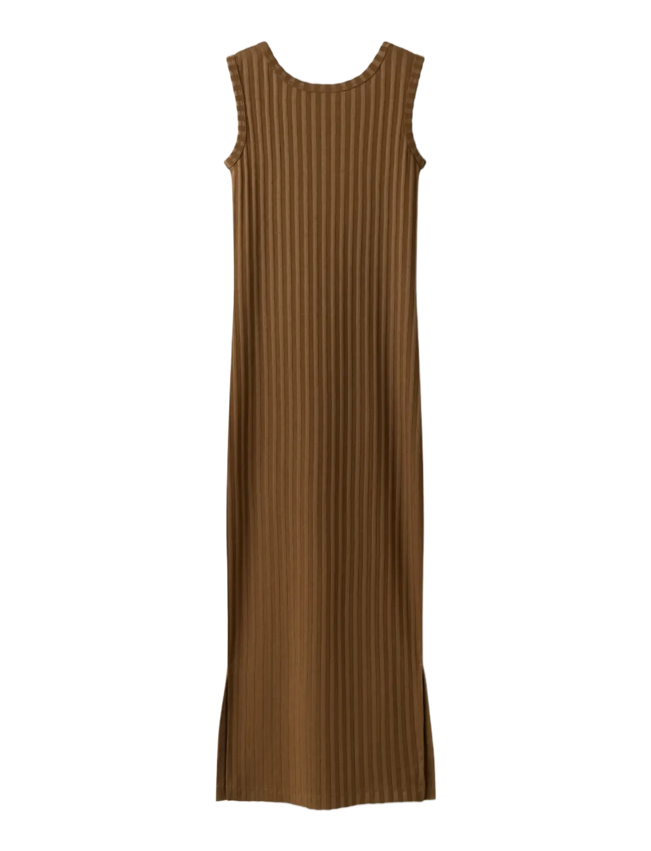 name it - NKFJENNA SL SLIM MAXI DRESS - varrukateta vabaaja kleidid - sepia - 1
