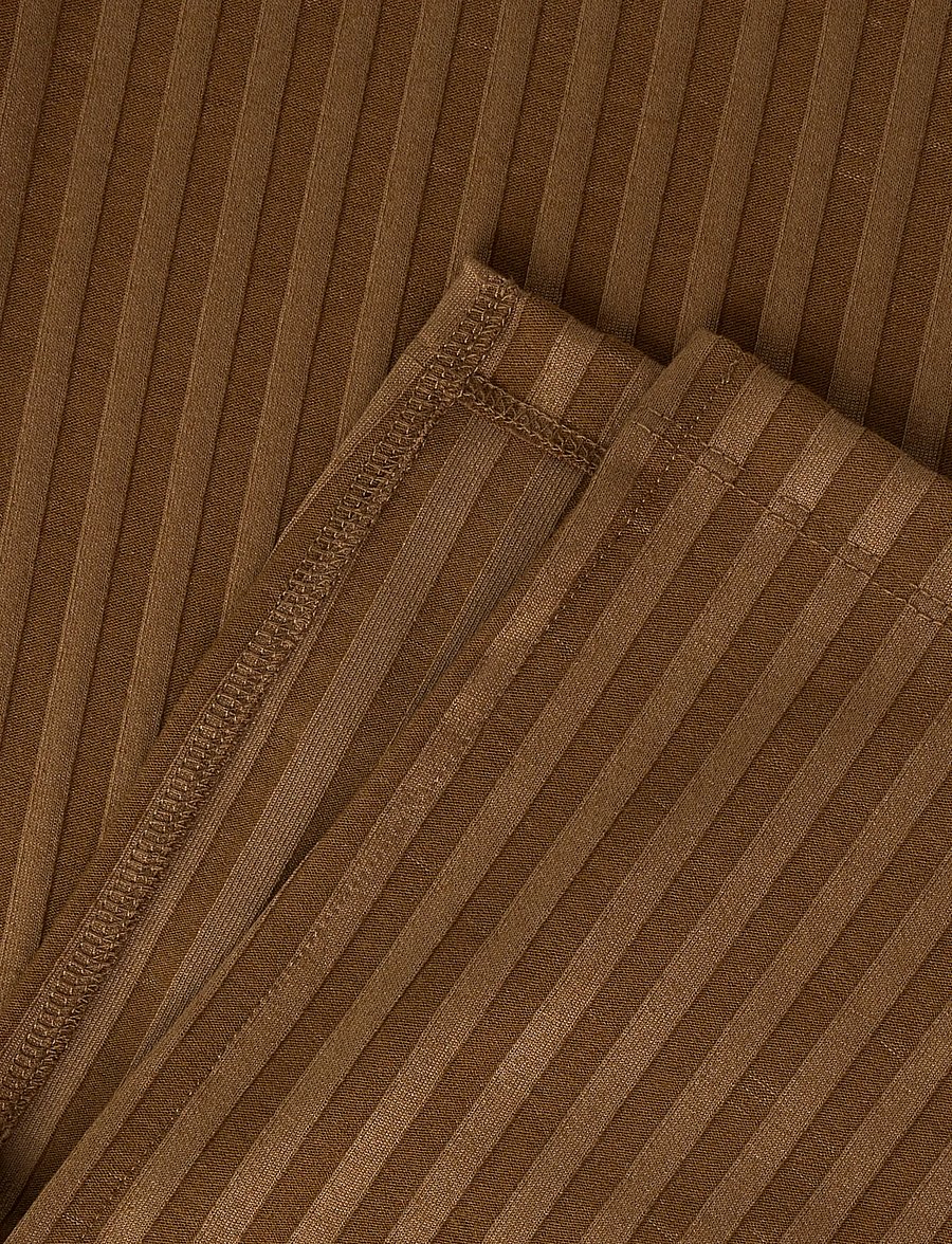 name it - NKFJENNA SL SLIM MAXI DRESS - varrukateta vabaaja kleidid - sepia - 4