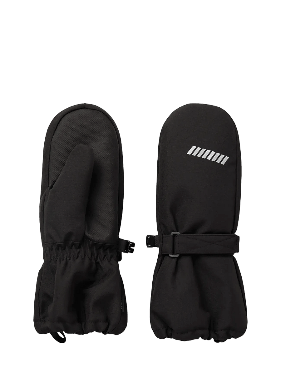 name it - NKNSNOW10 MITTEN FO - kindad - black - 1