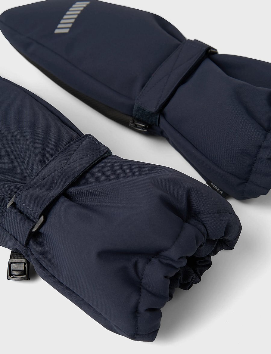 name it - NKNSNOW10 MITTEN FO - handskar - dark sapphire - 3