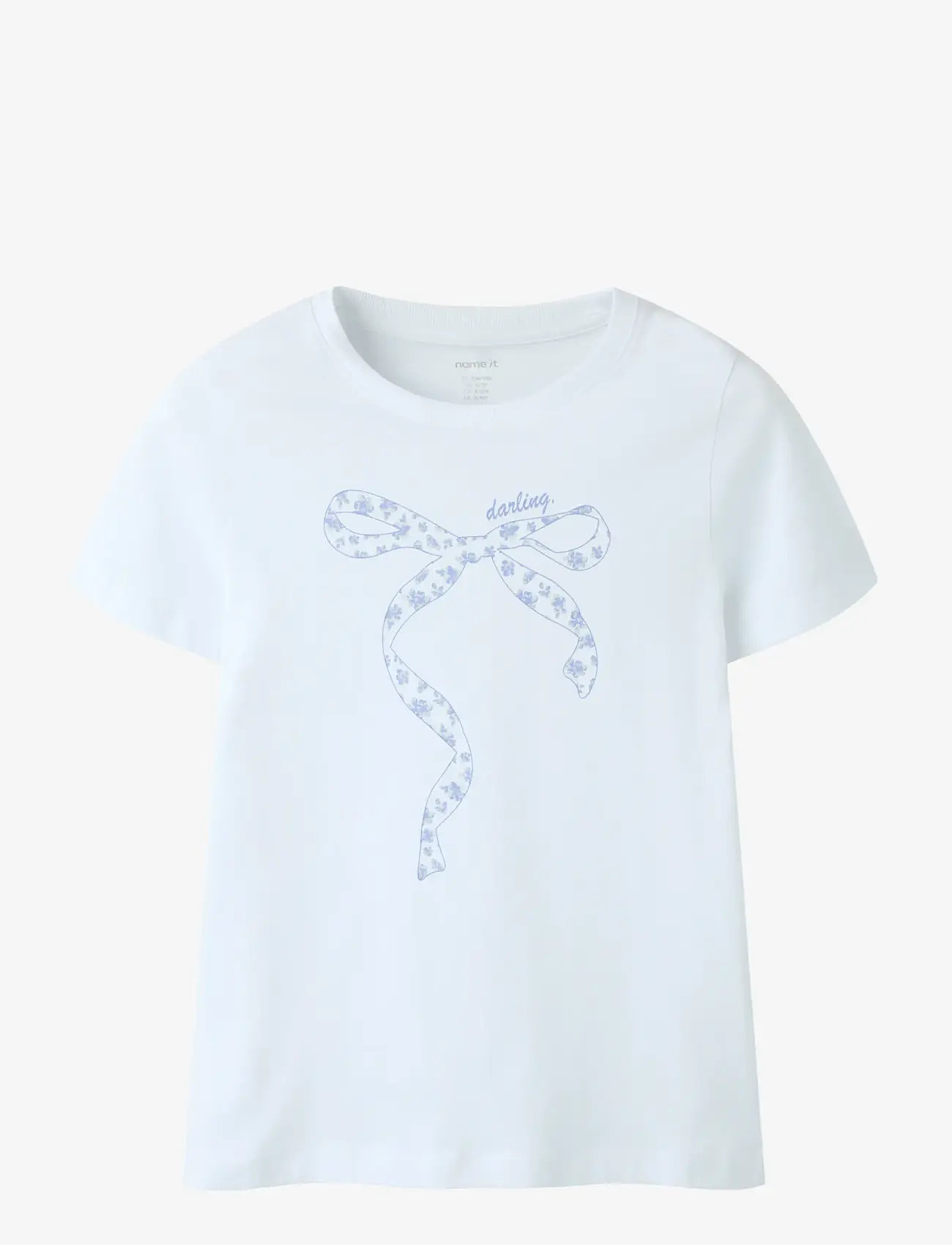 name it - NKFHIKANA SS TOP - kortærmede t-shirts - bright white - 0