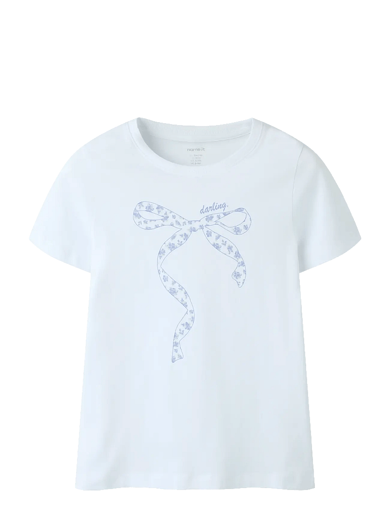 name it - NKFHIKANA SS TOP - kurzärmelige - bright white - 0
