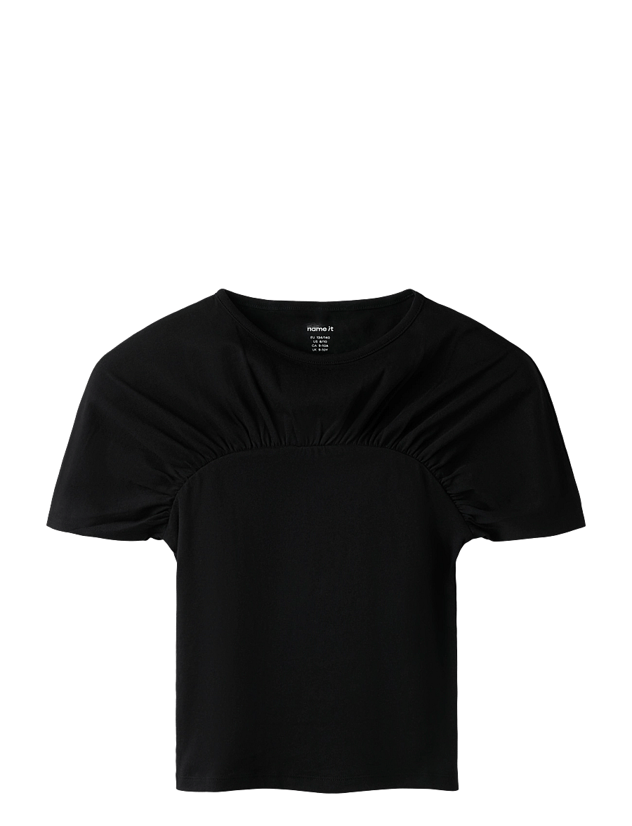 name it - NKFNALIA SS TOP - kurzärmelige - black - 0
