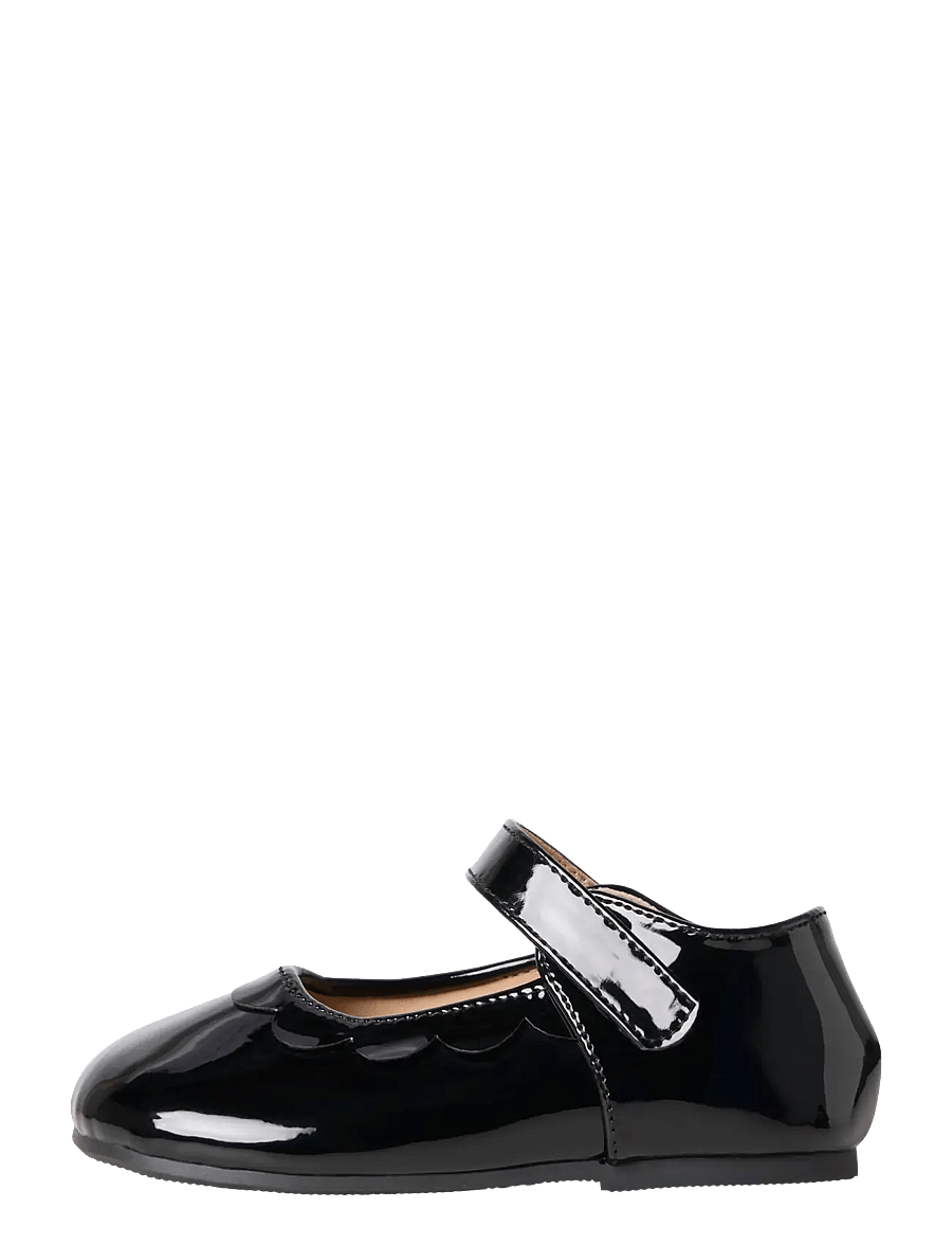 name it - NMFRACHEL PATENT BALLERINA - ballerinas & slipper - black - 0
