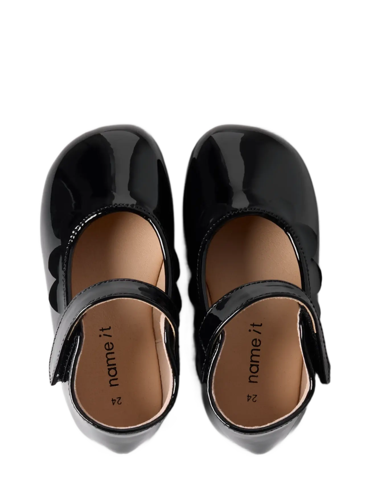 name it - NMFRACHEL PATENT BALLERINA - ballerinas & slip ons - black - 3