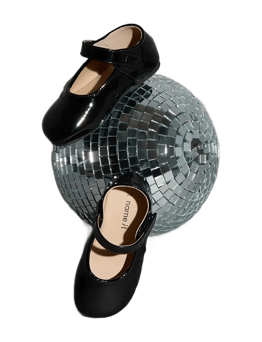 name it - NMFRACHEL PATENT BALLERINA - ballerinas & slipper - black - 5