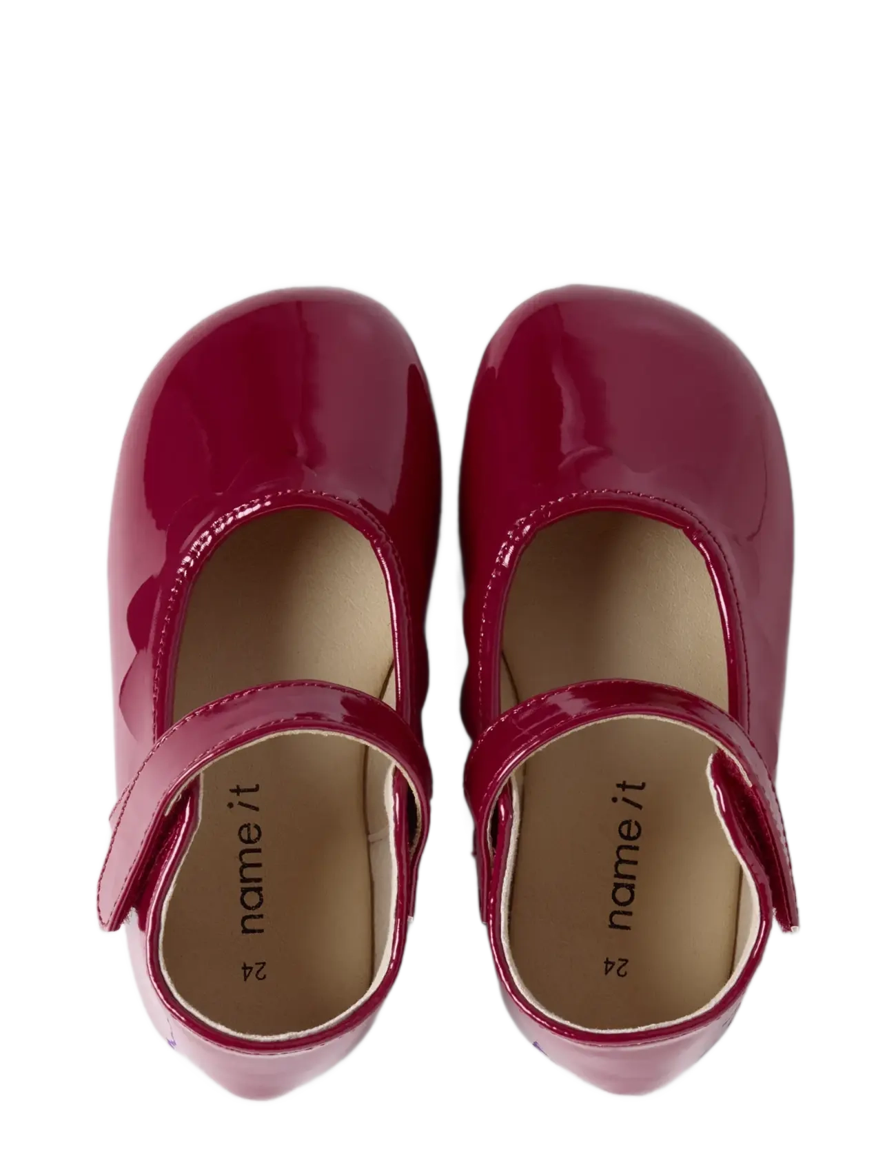 name it - NMFRACHEL PATENT BALLERINA - ballerinas & slip ons - tango red - 3